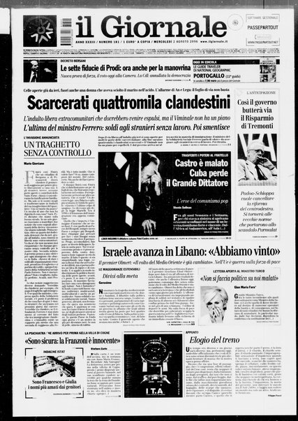 Il giornale : quotidiano del mattino